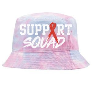 Heart Disease Awareness Month Support Squad Heart Health Gift Tie-Dyed Bucket Hat