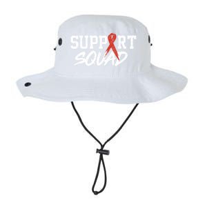 Heart Disease Awareness Month Support Squad Heart Health Gift Legacy Cool Fit Booney Bucket Hat