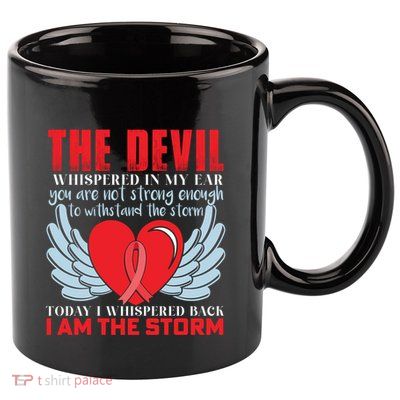 Heart Disease Awareness Month Gift 11oz C Handle Ceramic Mug