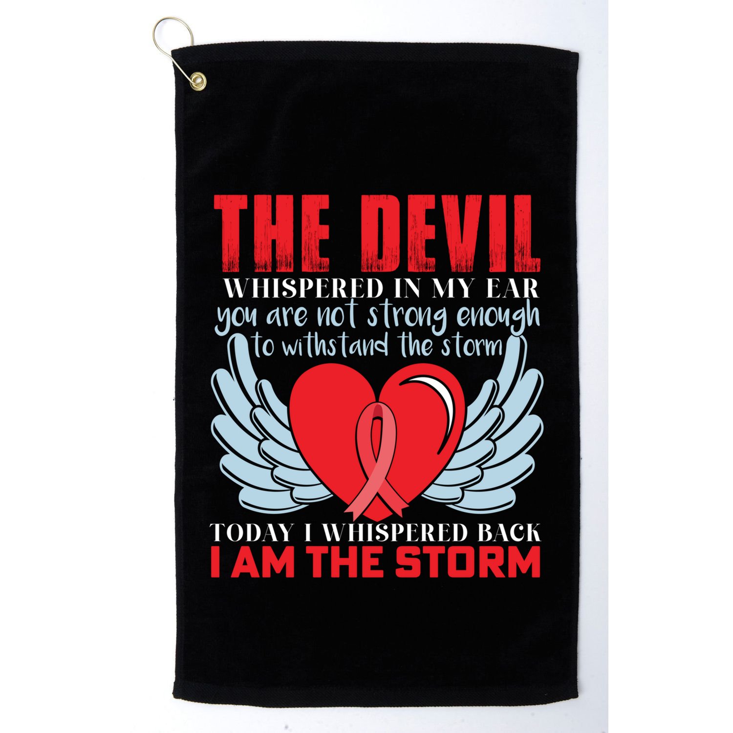 Heart Disease Awareness Month Gift Golf Towel
