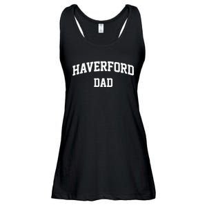 Haverford Dad Athletic Arch College University Alumni Ladies Essential Flowy Tank