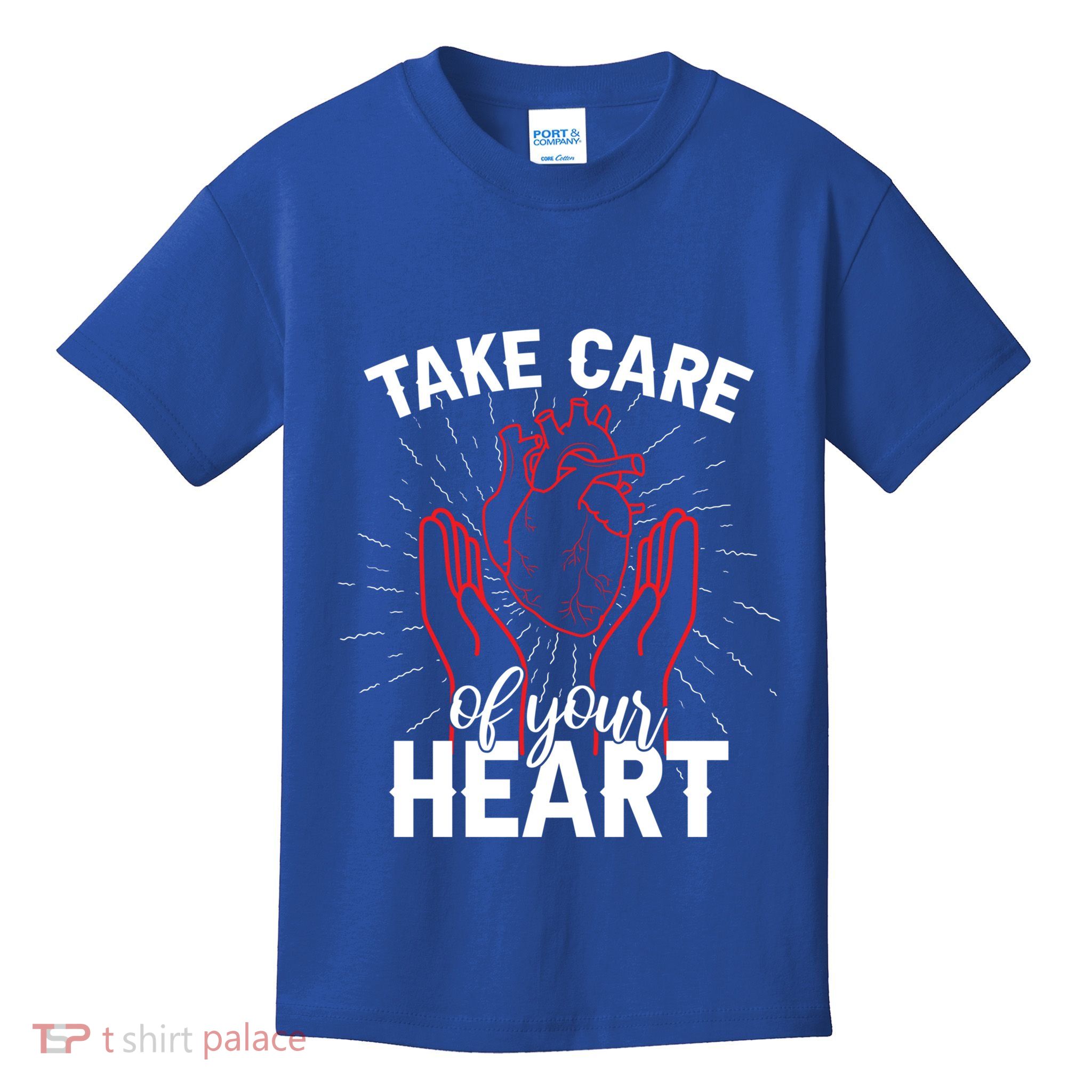 Heart Disease Awareness Month Funny Gift Kids T-Shirt