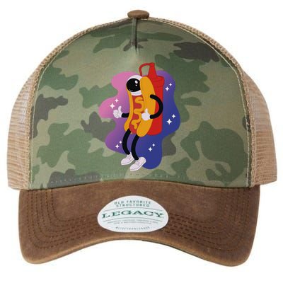 Hot Dog Astronaut Legacy Tie Dye Trucker Hat