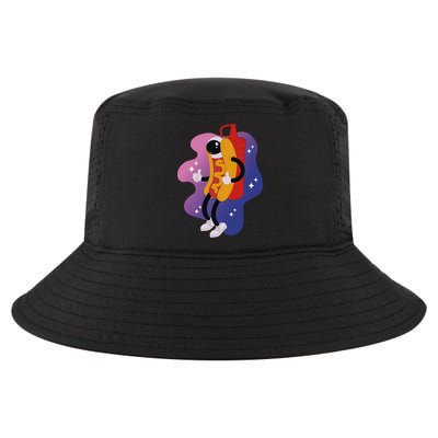 Hot Dog Astronaut Cool Comfort Performance Bucket Hat