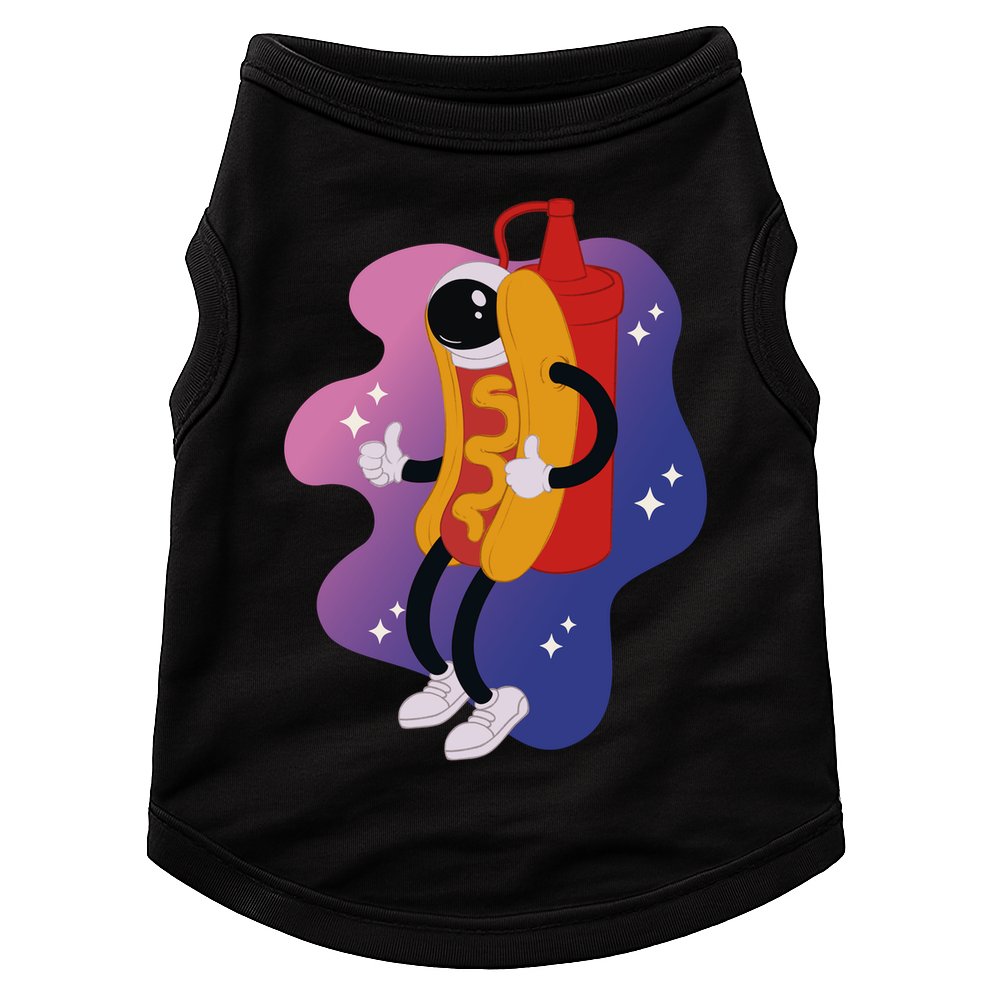 Hot Dog Astronaut Doggie Tank