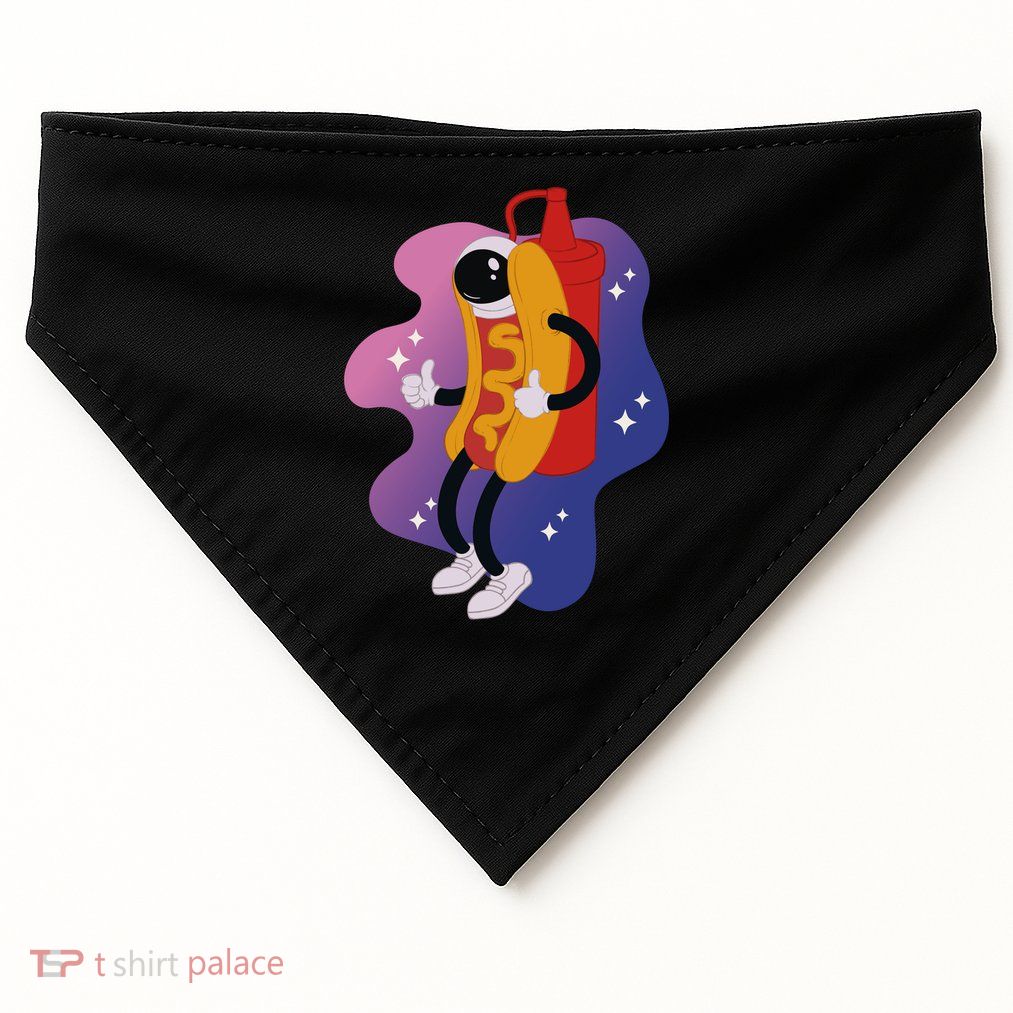 Hot Dog Astronaut USA-Made Doggie Bandana