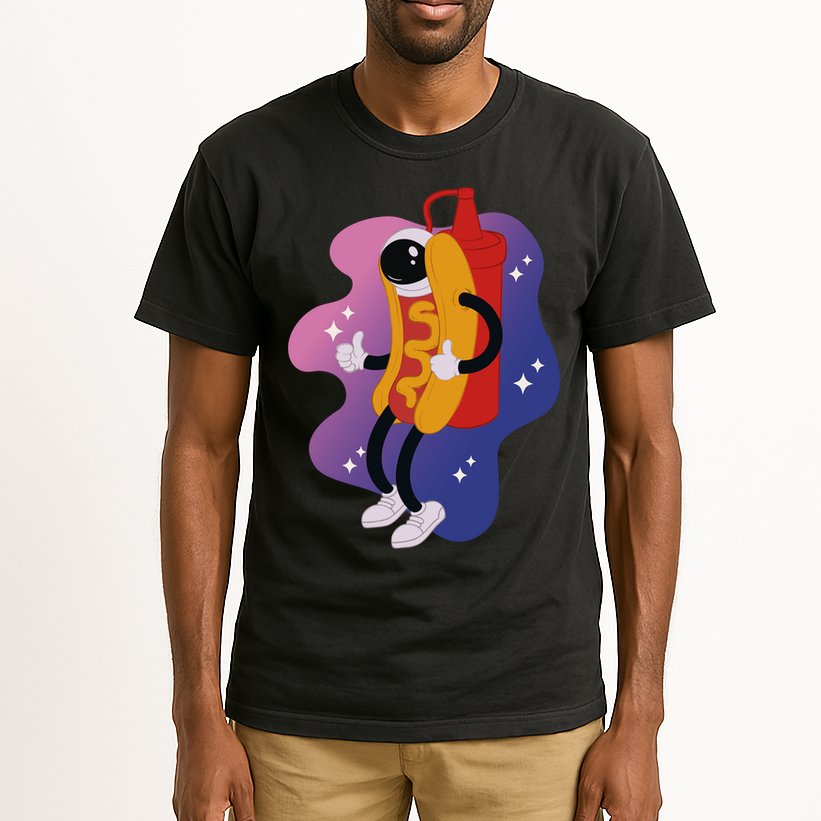 Hot Dog Astronaut Tall T-Shirt