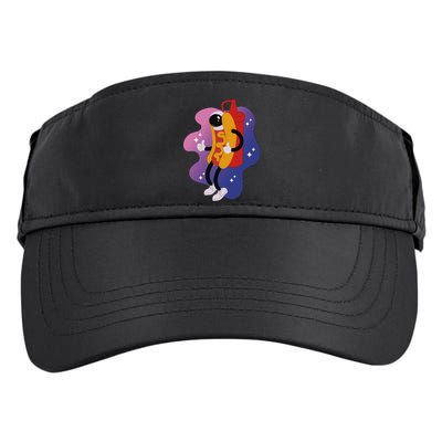 Hot Dog Astronaut Adult Drive Performance Visor