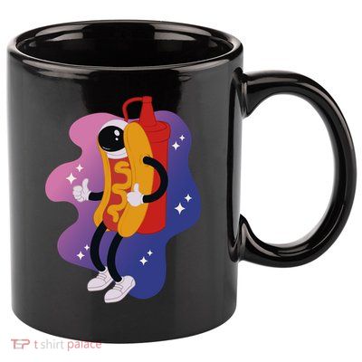 Hot Dog Astronaut 11oz C Handle Ceramic Mug
