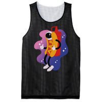 Hot Dog Astronaut Mesh Reversible Basketball Jersey Tank