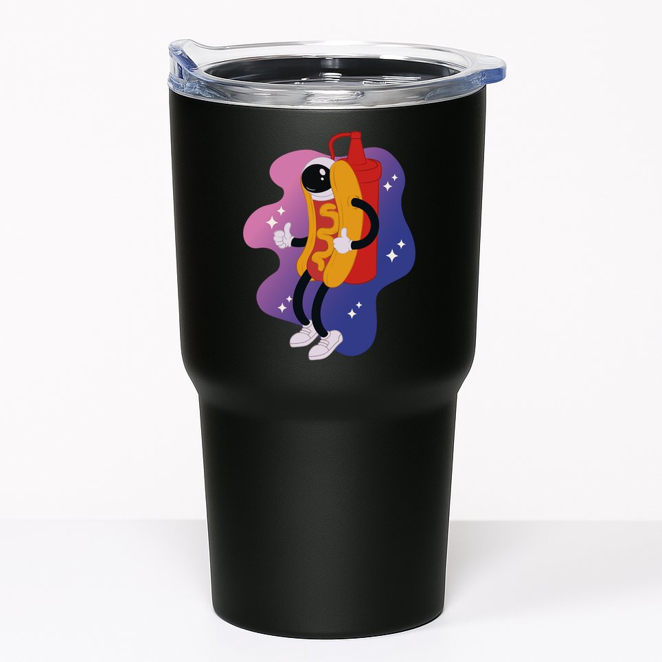 Hot Dog Astronaut Tumbler