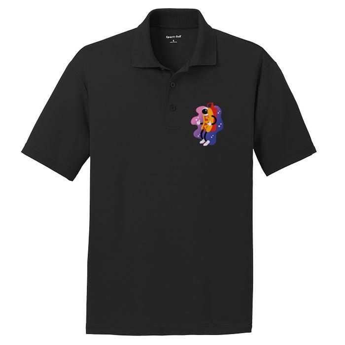 Hot Dog Astronaut PosiCharge RacerMesh Polo