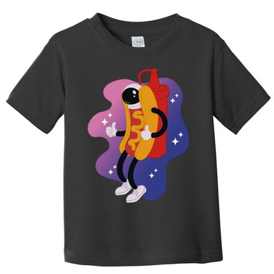 Hot Dog Astronaut Toddler T-Shirt