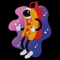 Hot Dog Astronaut Visor