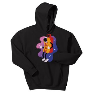 Hot Dog Astronaut Kids Hoodie