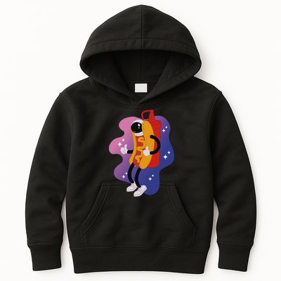 Hot Dog Astronaut Kids Hoodie