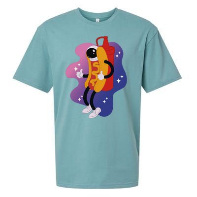 Hot Dog Astronaut Sueded Cloud Jersey T-Shirt