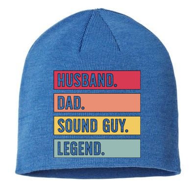 Husband Dad Audio Engineer Sound Engineer Audio Engineering Gift Sustainable Beanie