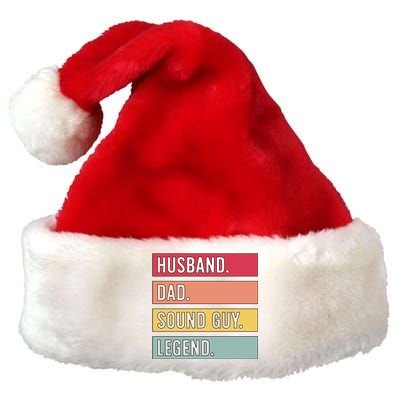 Husband Dad Audio Engineer Sound Engineer Audio Engineering Gift Premium Christmas Santa Hat