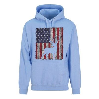 Hunting Deer American Flag Usa Bow Gun Patriotic America Gift Unisex Surf Hoodie