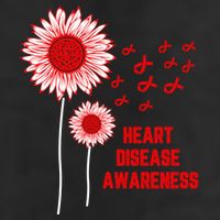 Heart Disease Awareness Red Ribbon Gift 11oz C Handle Ceramic Mug