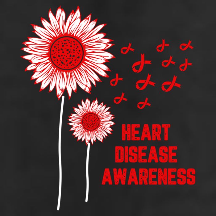 Heart Disease Awareness Red Ribbon Gift 11oz C Handle Ceramic Mug