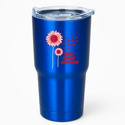 Heart Disease Awareness Red Ribbon Gift Tumbler