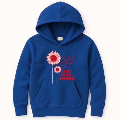 Heart Disease Awareness Red Ribbon Gift Kids Hoodie