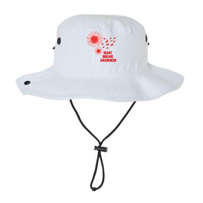 Heart Disease Awareness Red Ribbon Gift Legacy Cool Fit Booney Bucket Hat