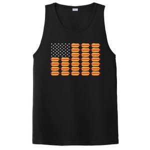 Hot Dog American Flag PosiCharge Competitor Tank