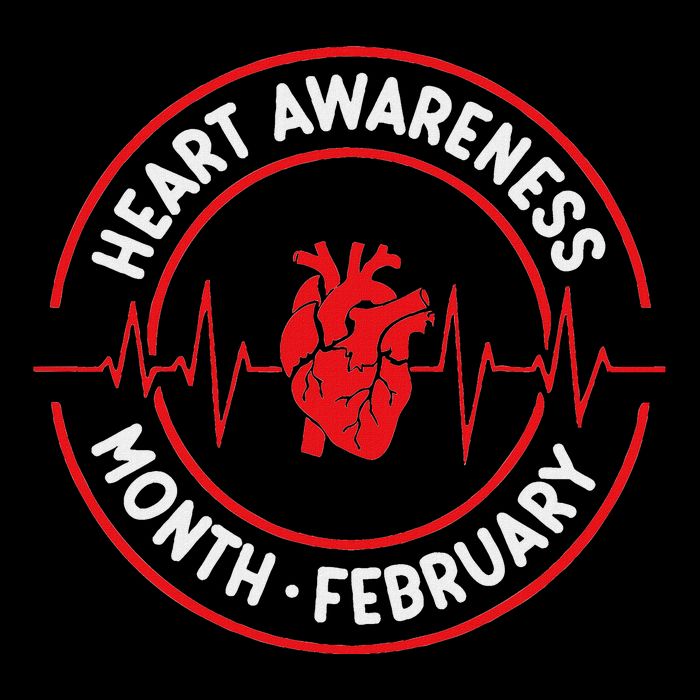 Heart Disease Awareness Month February Squad Chd Month Cooling Performance Crew T-Shirt