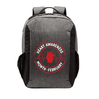 Heart Disease Awareness Month February Squad Chd Month Vector Backpack
