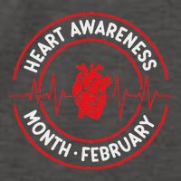 Heart Disease Awareness Month February Squad Chd Month Vector Backpack