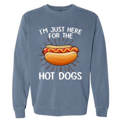 Hot Dog Art Hot Dog Stand Hot Dog Garment-Dyed Sweatshirt