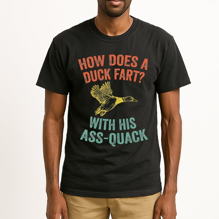 How Does A Duck Fart Funny Duck For Hunters Tall T-Shirt