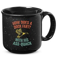 How Does A Duck Fart Funny Duck For Hunters 15oz Campfire Ceramic Mug