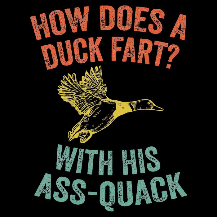 How Does A Duck Fart Funny Duck For Hunters Drawstring Bag