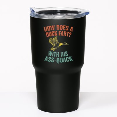 How Does A Duck Fart Funny Duck For Hunters Tumbler