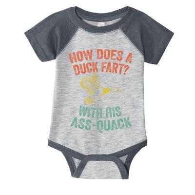 How Does A Duck Fart Funny Duck For Hunters Infant Baby Jersey Bodysuit