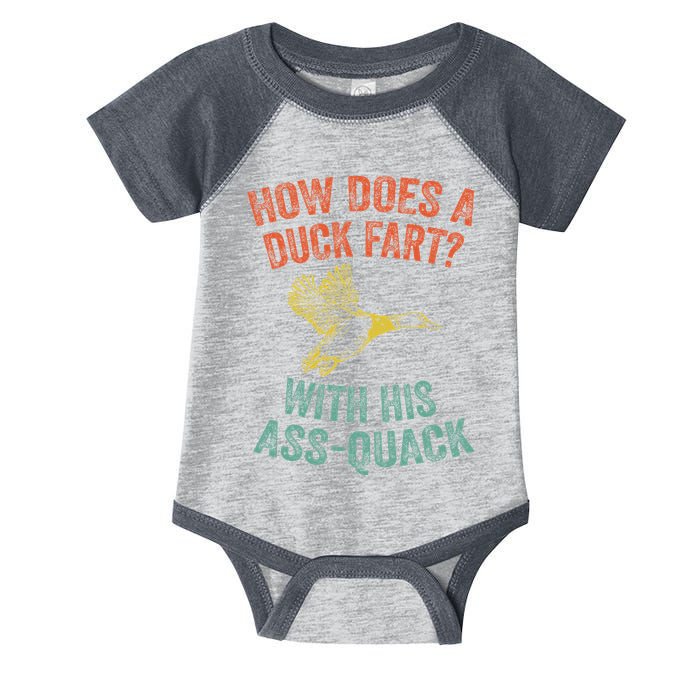 How Does A Duck Fart Funny Duck For Hunters Infant Baby Jersey Bodysuit
