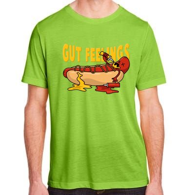 Hot Dog And Bun Gut Feelings Funny Sausage Food Coma Gift Adult ChromaSoft Performance T-Shirt