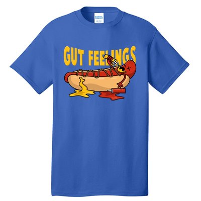 Hot Dog And Bun Gut Feelings Funny Sausage Food Coma Gift Tall T-Shirt