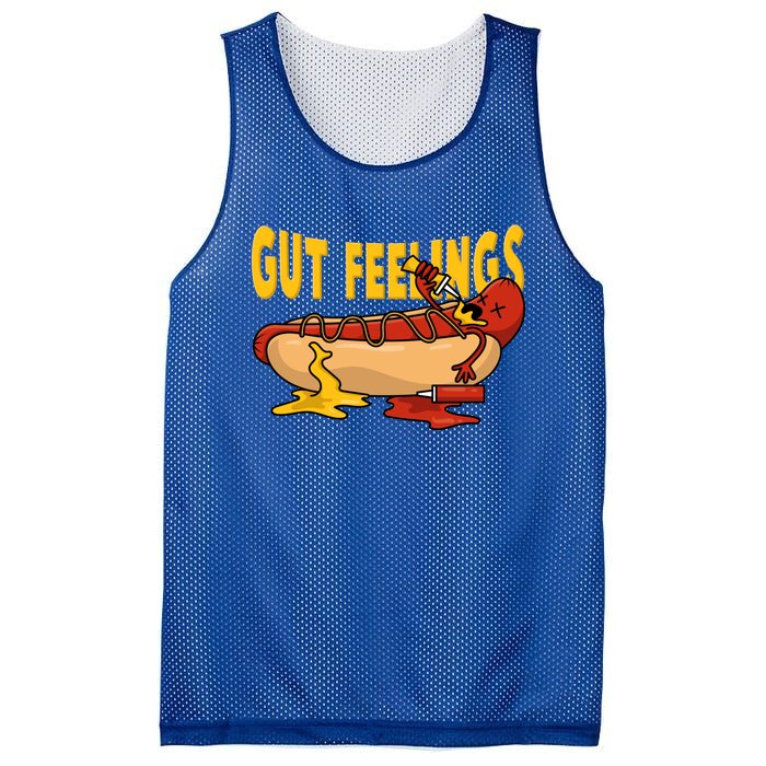 Hot Dog And Bun Gut Feelings Funny Sausage Food Coma Gift Mesh Reversible Basketball Jersey Tank