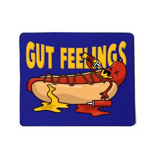 Hot Dog And Bun Gut Feelings Funny Sausage Food Coma Gift Mousepad