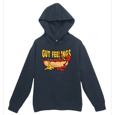 Hot Dog And Bun Gut Feelings Funny Sausage Food Coma Gift Urban Pullover Hoodie