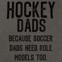 Hockey Dads Because Soccer Dads Need Role Models Too Cotton Canvas Backpack