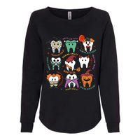 Halloween Dental Boo Crew Dentist Costume Teeth Womens California Wash Sweatshirt