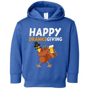 Happy Dranksgiving Beer Dabbing Turkey Pilgrim Toddler Hoodie