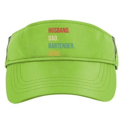 Husband Dad Bartender Hero Birthday Adult Drive Performance Visor