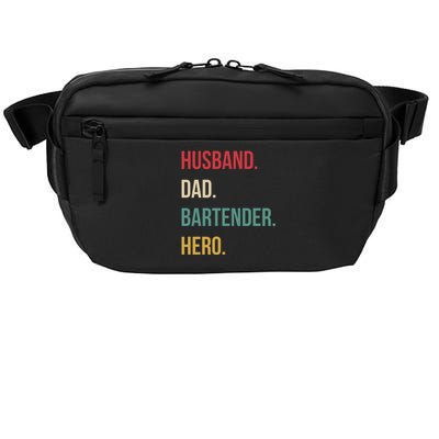 Husband Dad Bartender Hero Birthday Crossbody Pack